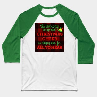 Christmas Cheer Baseball T-Shirt